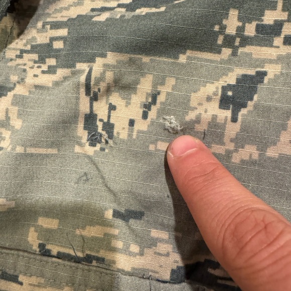 US Military Digital Tiger Stripe Camo Combat Uniform Coat 38L Shirt Jacket * - Picture 3 of 9